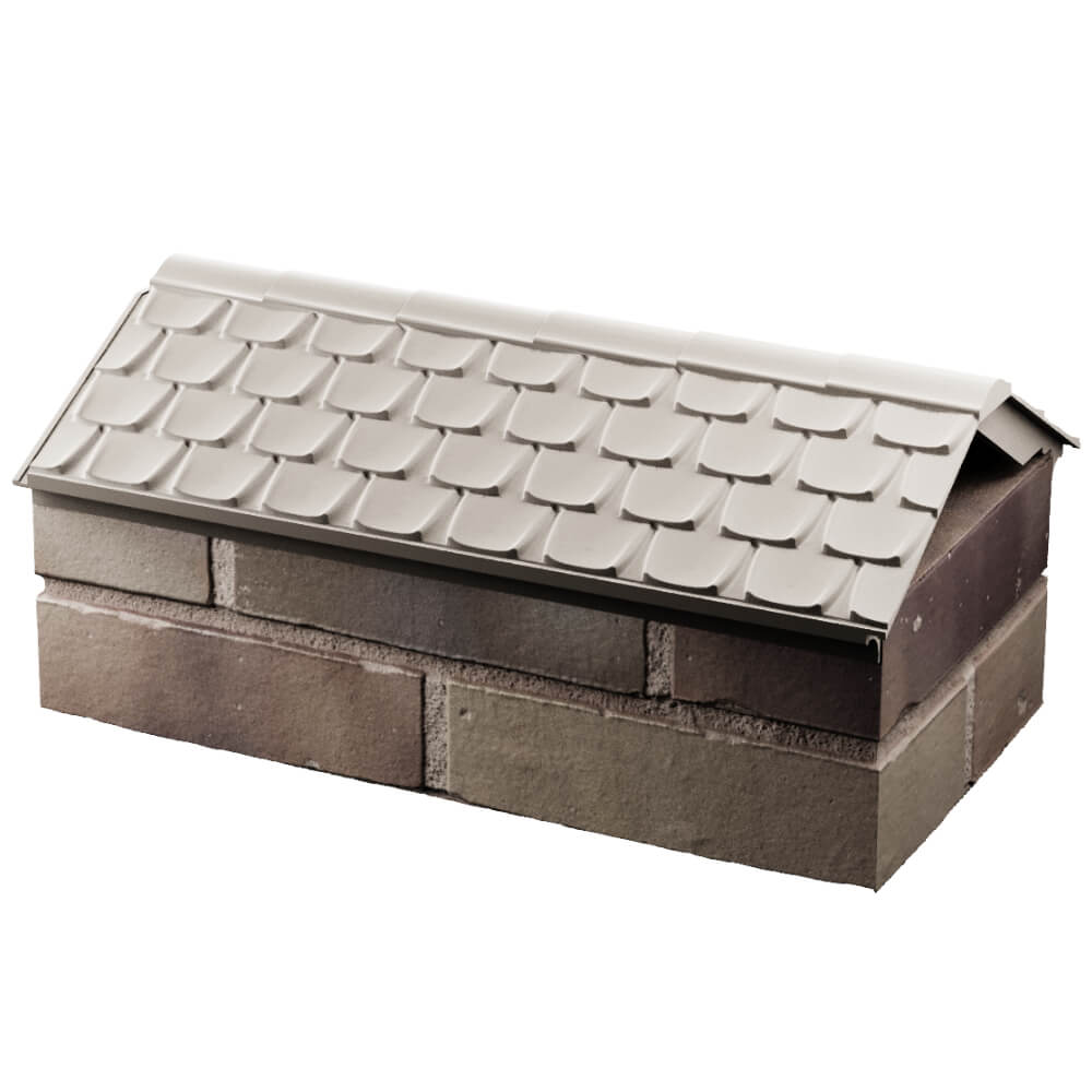 Парапет Zking Эльбрус Бежевый с посадкой на 1 кирпич (255мм) в Электростали фото