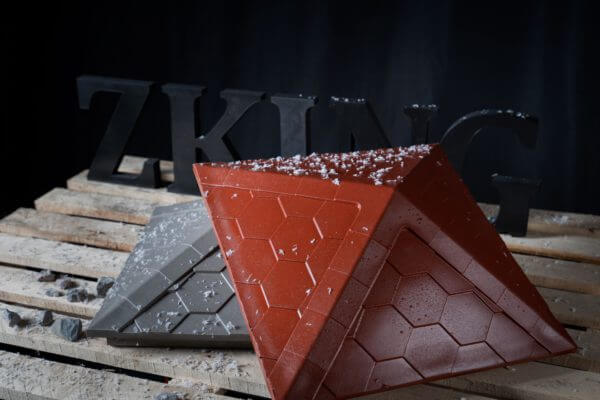 Колпак Zking Эверест Красный на столб 1.5х1.5 кирпича (390х390мм) в Электростали фото