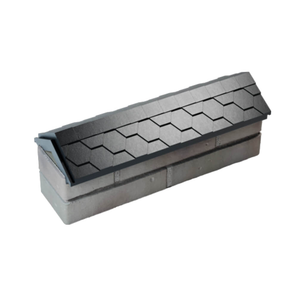 Парапет Zking Эверест Черный с посадкой на 0.5 кирпича (130мм) в Электростали фото