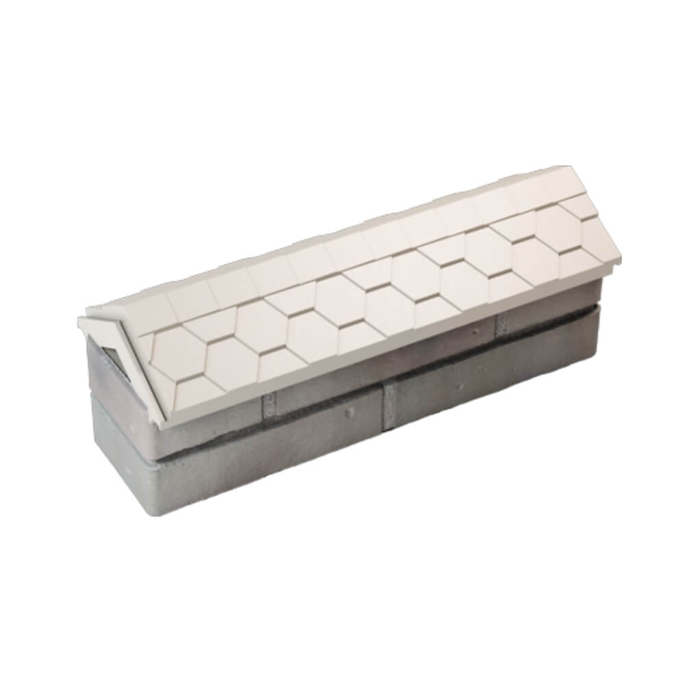 Парапет Zking Эверест Бежевый с посадкой на 0.5 кирпича (130мм) в Электростали фото