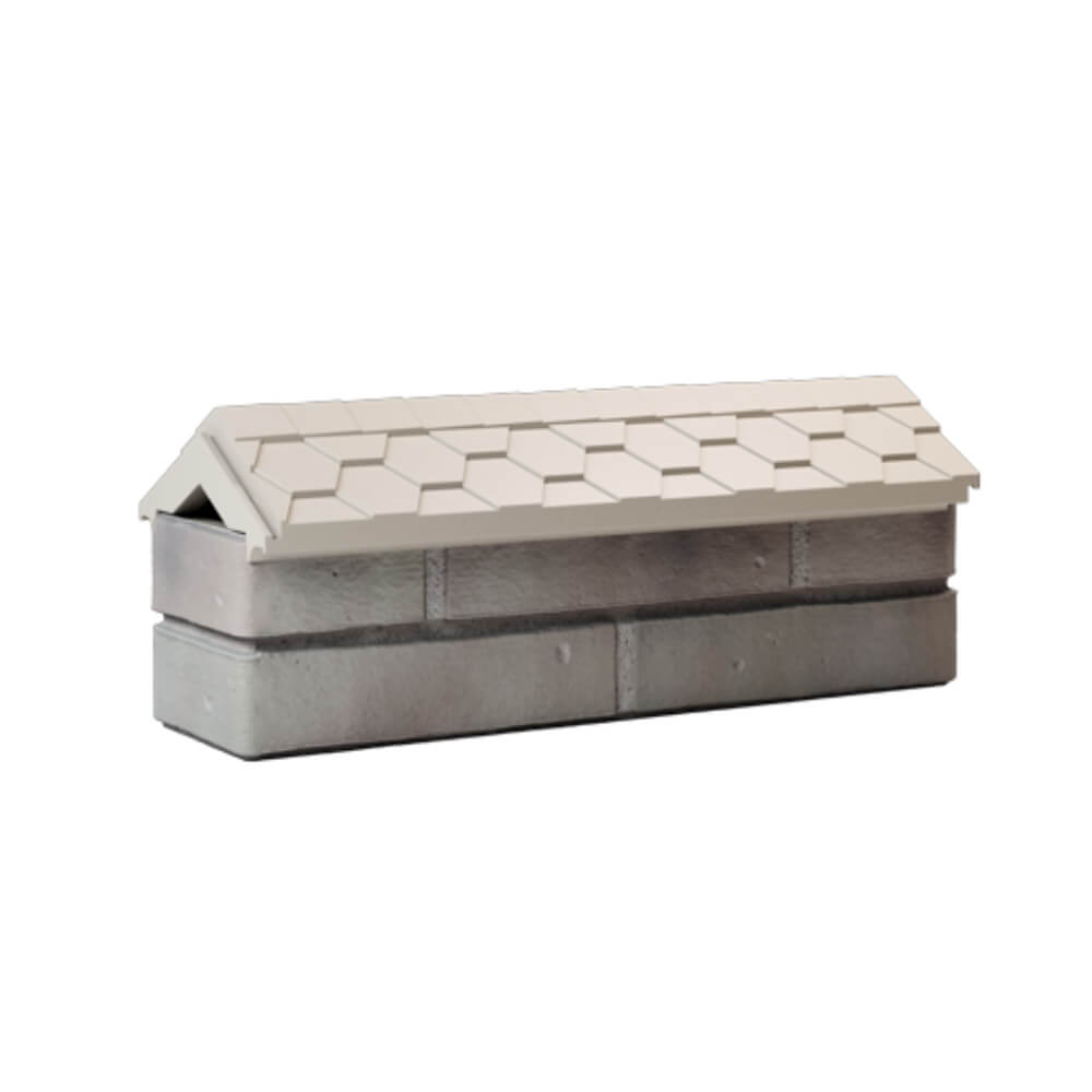 Парапет Zking Эверест Бежевый с посадкой на 0.5 кирпича (130мм) Электросталь фото