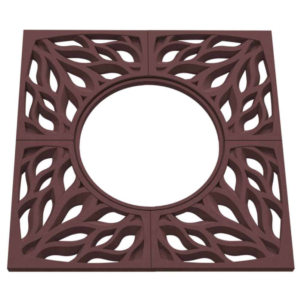 Приствольная решетка для дерева ZKING CRUST 1.2х1.2м Коричневая в Электростали фото