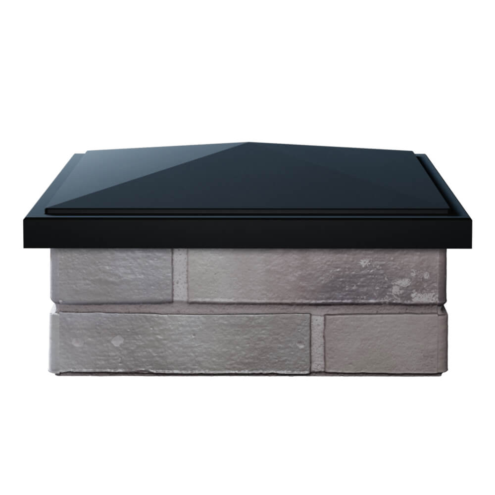 Колпак Zking БонаМоно Черный на столб 1.5х1.5 кирпича (385х385, 400х400мм) Электросталь фото