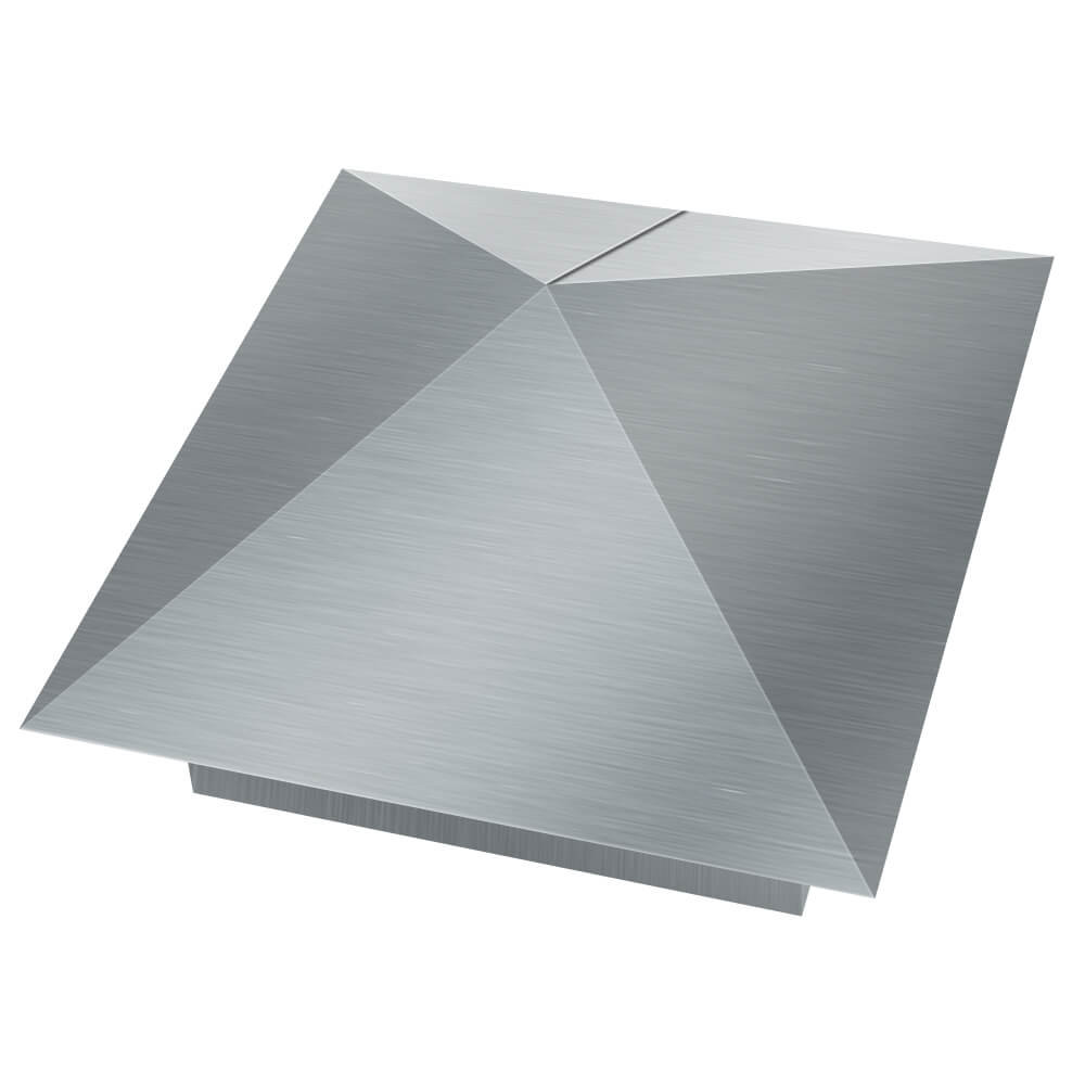 Колпак металлический 380х380мм оцинкованный заборный Электросталь фото