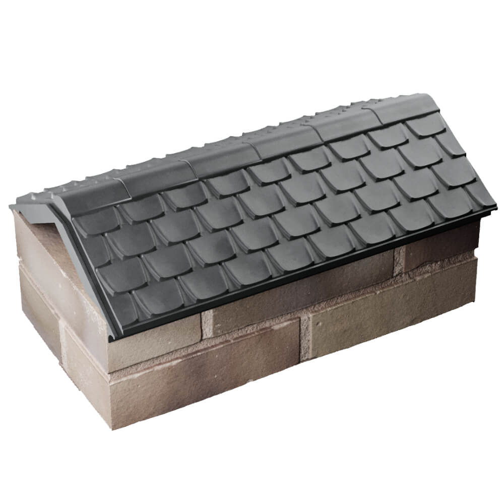 Парапет Zking Эльбрус Серый с посадкой на 1 кирпич (255мм) в Электростали фото