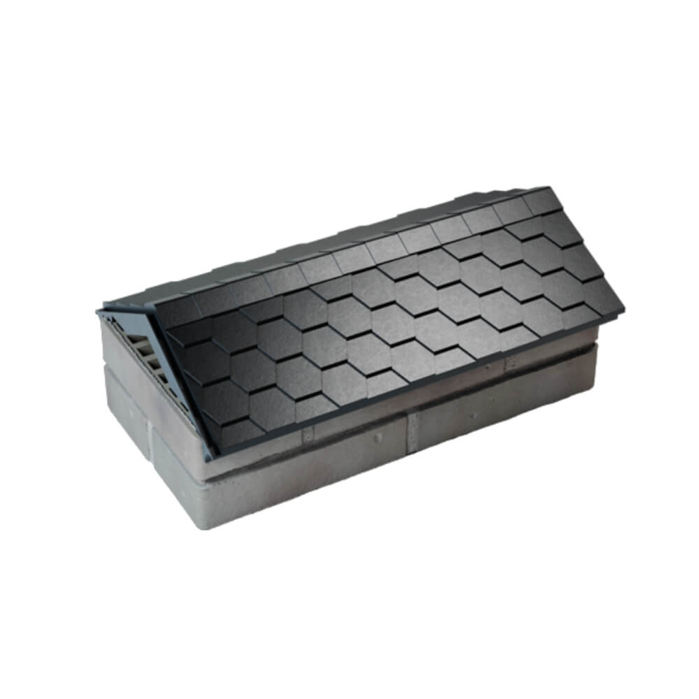 Парапет Zking Эверест Черный с посадкой на 1 кирпич (200/225/255мм) в Электростали фото