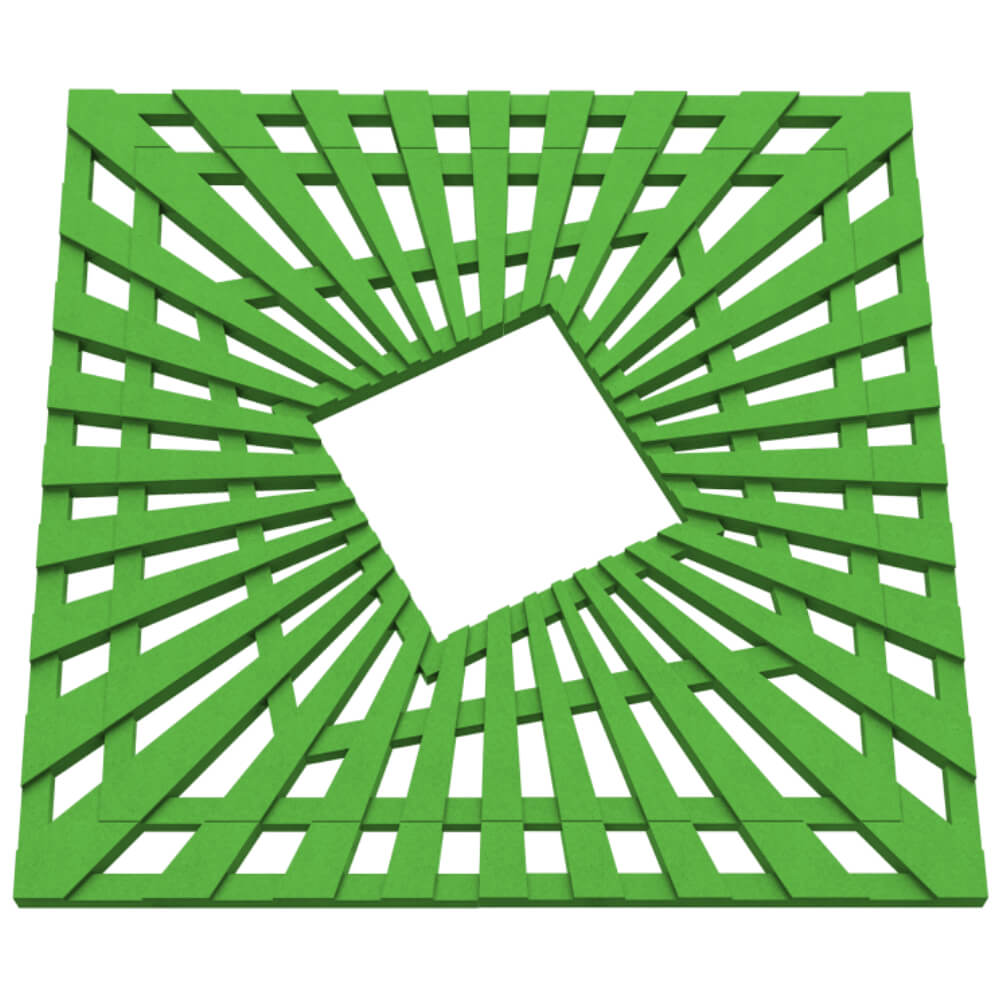 Приствольная решетка для дерева ZKING ATMOSPHERE 1.2х1.2м Зеленая в Электростали фото