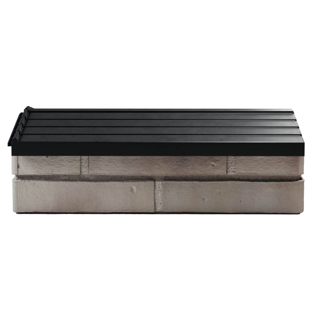 Парапет Zking Бона ХайТек Черный с посадкой на 1 кирпич (200/225/255мм) в Электростали фото