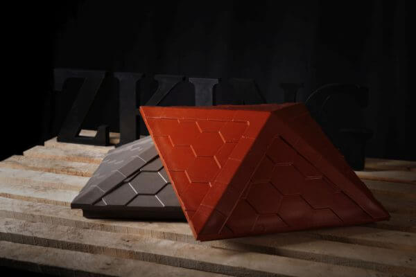 Колпак Zking Эверест Красный на столб 1.5х1.5 кирпича (390х390мм) в Электростали фото