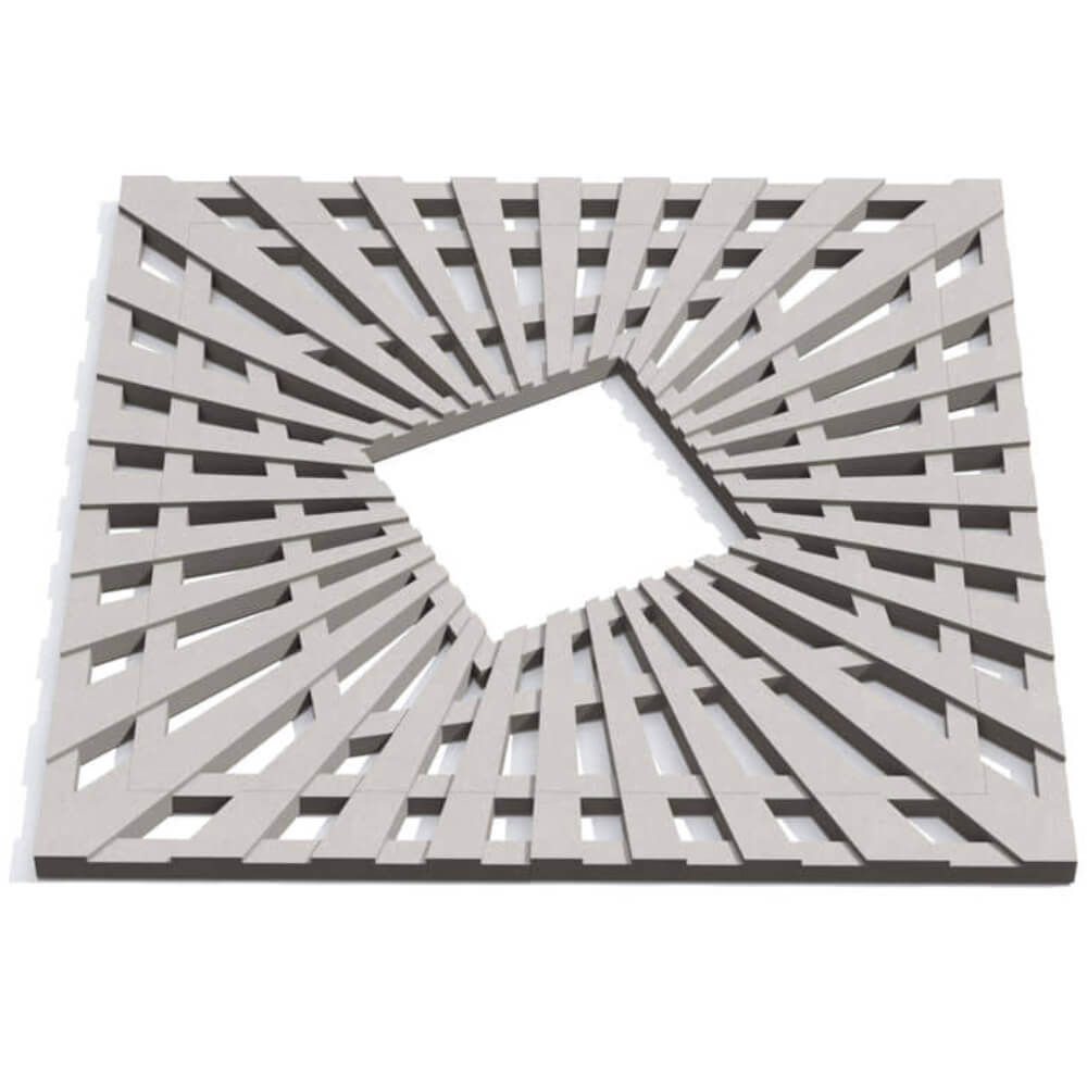 Приствольная решетка для дерева ZKING ATMOSPHERE 1.2х1.2м Бежевая Электросталь фото