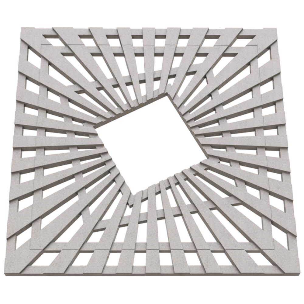 Приствольная решетка для дерева ZKING ATMOSPHERE 1.2х1.2м Бежевая в Электростали фото