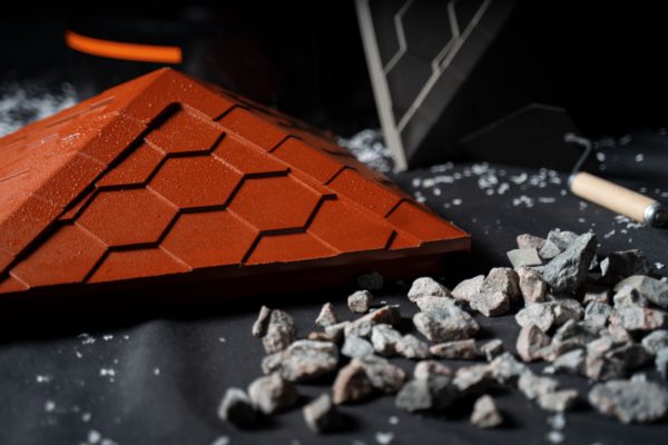 Колпак Zking Эверест Красный на столб 1.5х1.5 кирпича (390х390мм) в Электростали фото