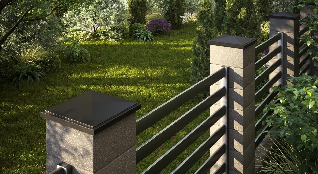 Колпак Zking БонаМоно Коричневый на столб 1.5х1.5 кирпича (385х385, 400х400мм) в Электростали фото