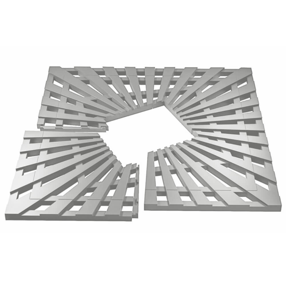 Приствольная решетка для дерева ZKING ATMOSPHERE 1.2х1.2м Бежевая в Электростали фото