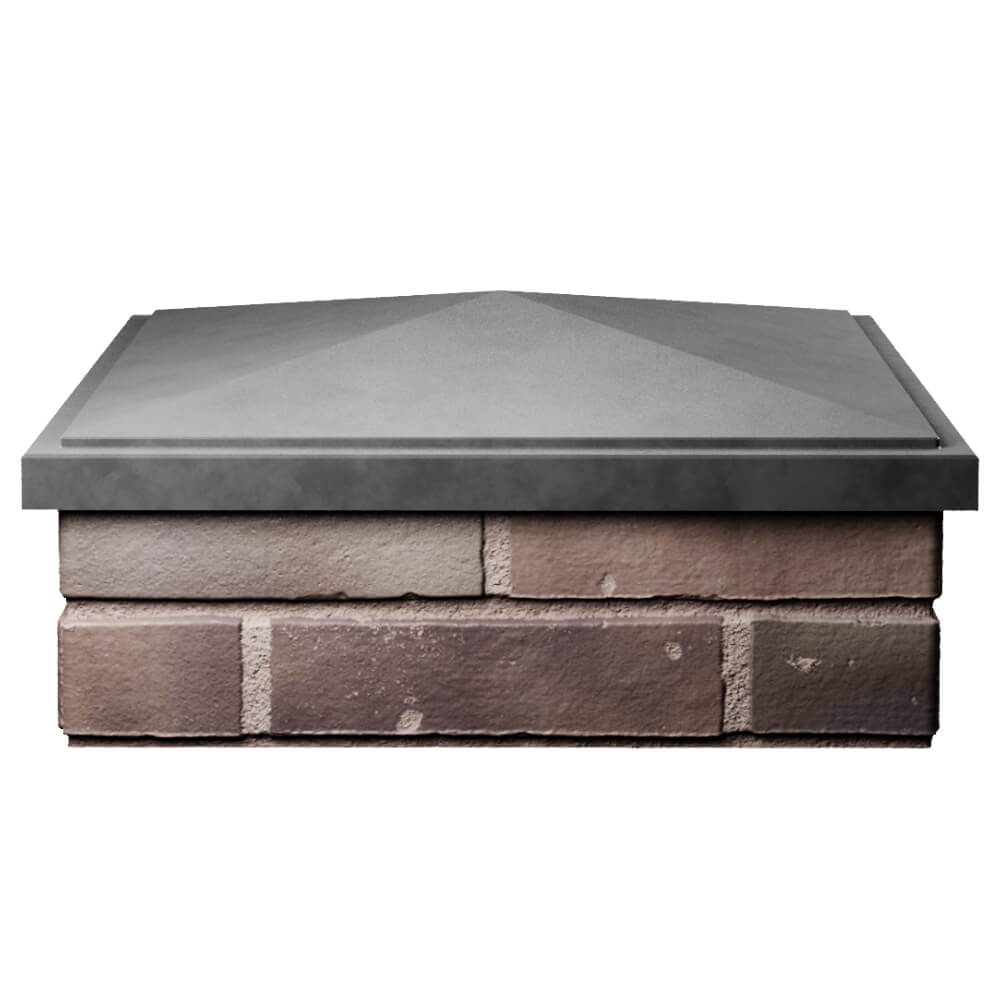 Колпак Zking БонаМоно Серый на столб 2х2 кирпича (515х515, 530х530мм) Электросталь фото