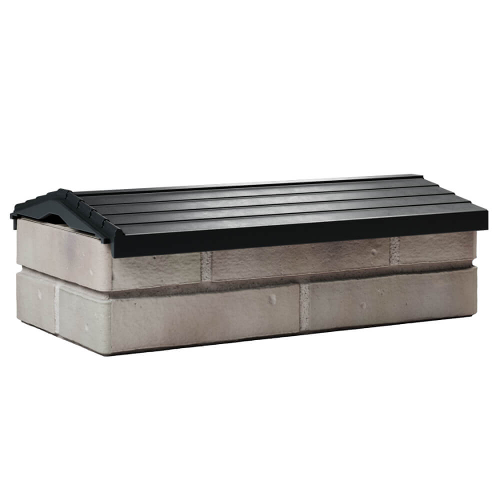 Парапет Zking Бона ХайТек Черный с посадкой на 1 кирпич (200/225/255мм) Электросталь фото