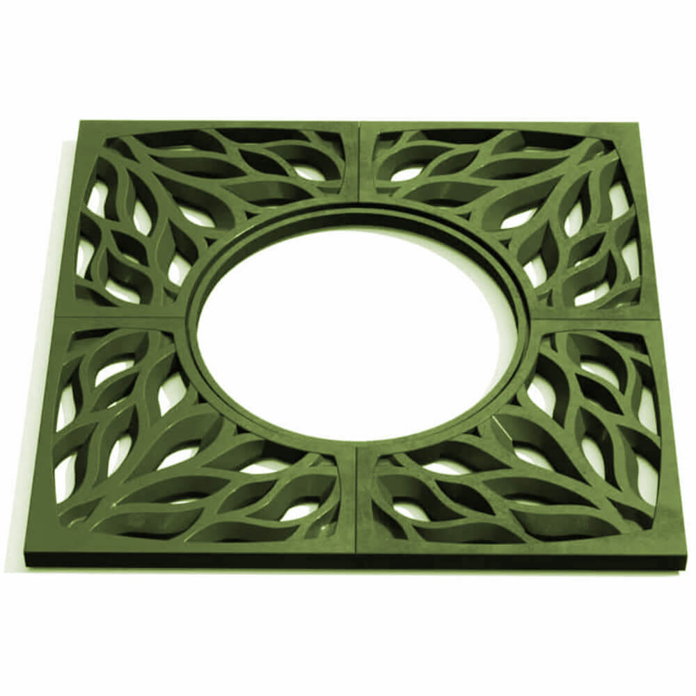 Приствольная решетка для дерева ZKING CRUST 1.2х1.2м Зеленая Электросталь фото