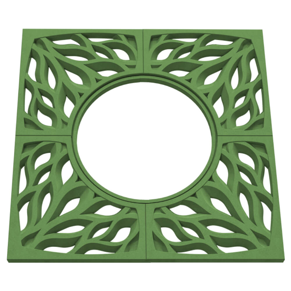 Приствольная решетка для дерева ZKING CRUST 1.2х1.2м Зеленая в Электростали фото