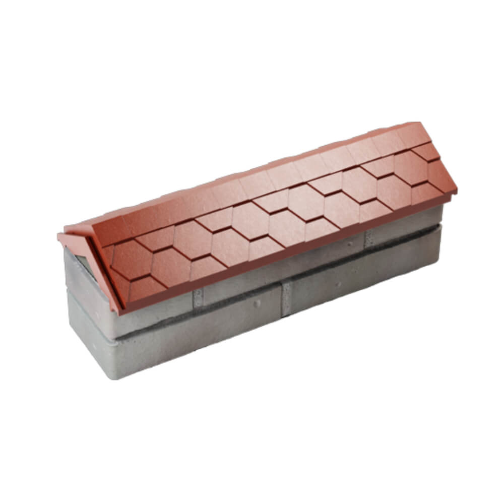 Парапет Zking Эверест Красный с посадкой на 0.5 кирпича (130мм) в Электростали фото