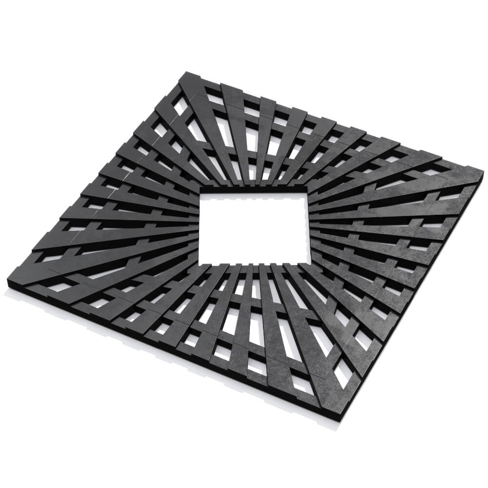 Приствольная решетка для дерева ZKING ATMOSPHERE 1.2х1.2м Черная в Электростали фото