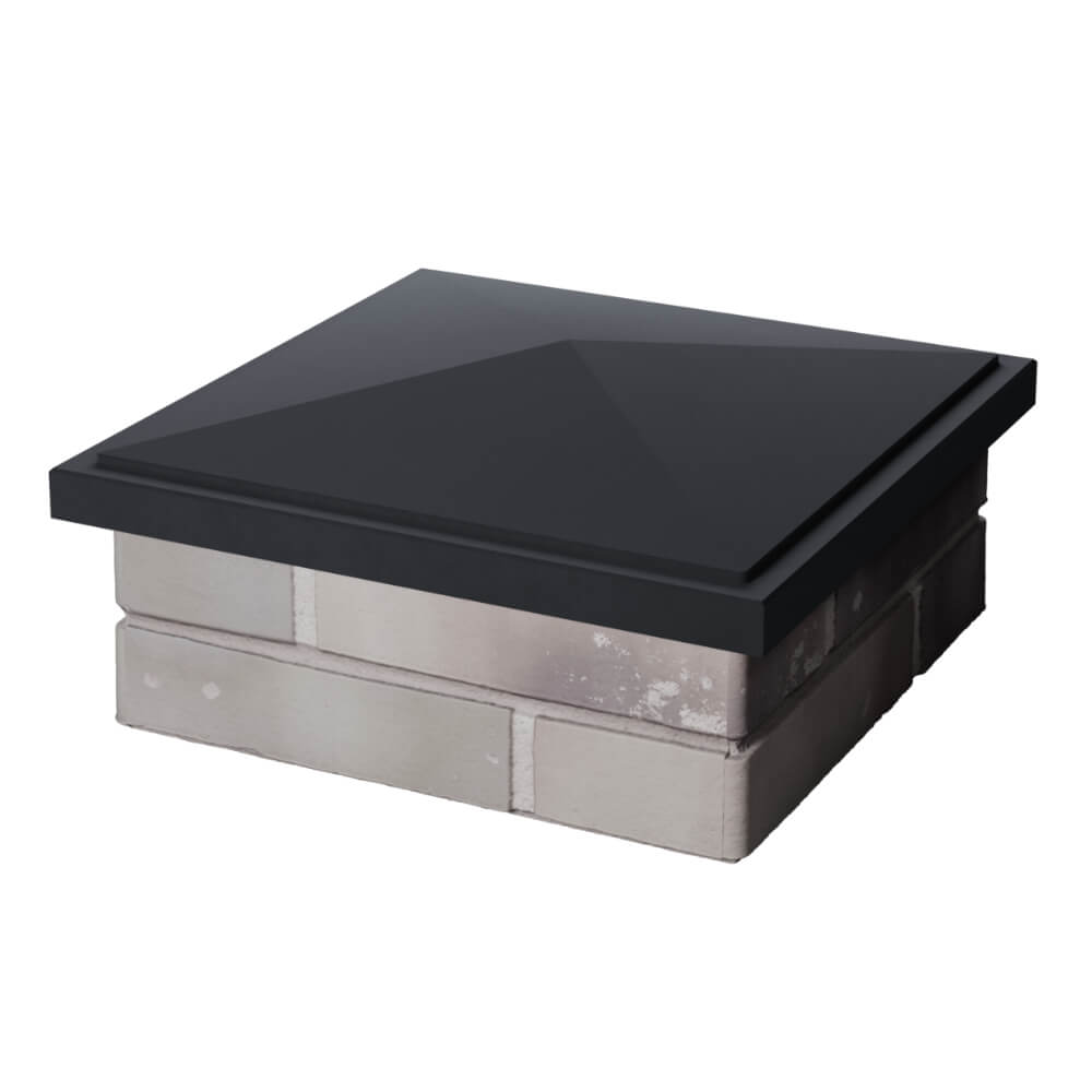 Колпак Zking БонаМоно Серый на столб 1.5х1.5 кирпича (385х385, 400х400мм) в Электростали фото