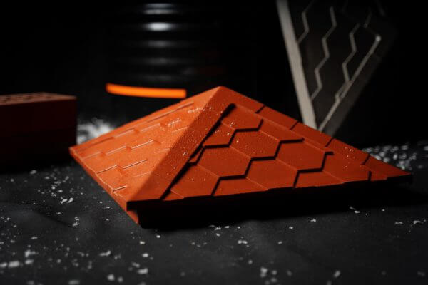 Колпак Zking Эверест Красный на столб 1.5х1.5 кирпича (390х390мм) в Электростали фото