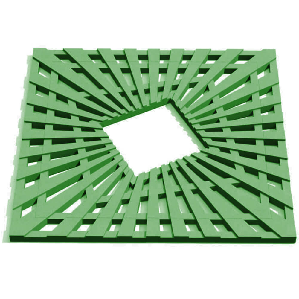 Приствольная решетка для дерева ZKING ATMOSPHERE 1.2х1.2м Зеленая Электросталь фото