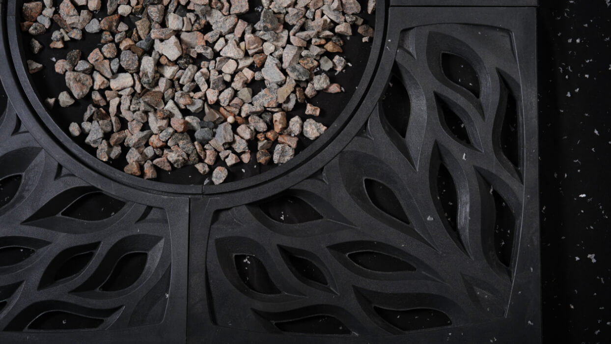 Приствольная решетка для дерева ZKING CRUST 1.2х1.2м Черная в Электростали фото